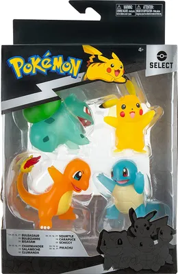 Obrázok produktu pre Jazwares Pokémon Select limitovaná edícia Translucent 4 Pack