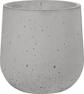 Zdjęcie produktu dla Donica Betonowa Zewnętrzna Na Dwór Z Otworami Zadora BOWL S 45x45 cm szary naturalny