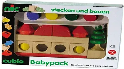 Obrázek produktu pro nic 2111 Cubio "Babypack 1" - Stavebnice s 20 kostkami