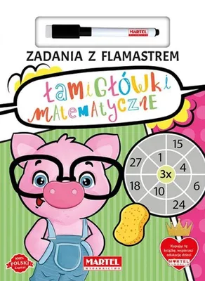 Produktbild von Łamigłówki matematyczne. Zadania z flamastrem