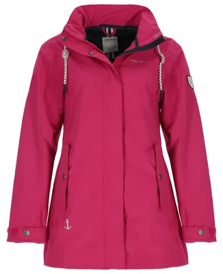 Produktbild von Dry Fashion Damen Funktionsmantel Leer - Funktionsjacke Fuchsia, Größe 36