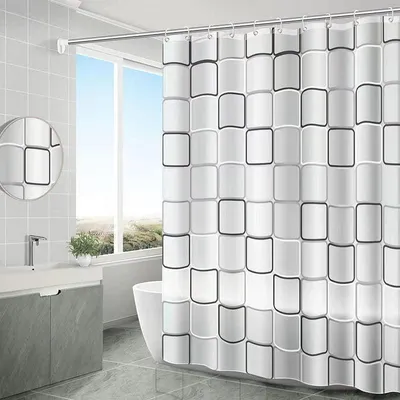 Produktbild von Duschvorhang für Badezimmer – wasserdicht und schimmelresistent (180 x 200 cm)
