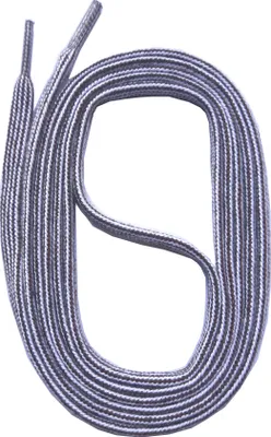 Produktbild von SNORS gestreifte Schnürsenkel flach - WEISS / BRAUN - 5mm - 130cm