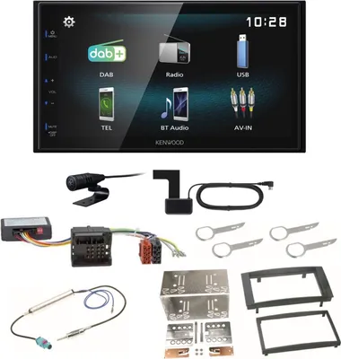 Produktbild von Kenwood DMX-125DAB USB MP3 Bluetooth Autoradio Digitalradio Einbauset für T5