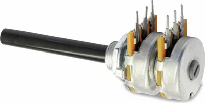 Produktbild von OMEG Potentiometer PC2G20BU, 100 kΩ, stereo, linear
