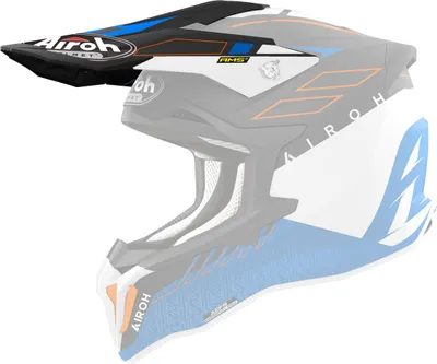 Immagine prodotto di Frontino Casco Airoh Strycker Skin Nero Blu