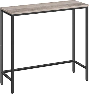 Immagine prodotto di HOOBRO Consolle stretta 75cm Greige-Nero - Tavolino da corridoio EBG75XG01
