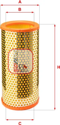 Produktbild von Luftfilter SOFIMA S 2620 A für RENAULT MEGANE I (BA0/1) Filtereinsatz