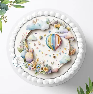 Produktbild von Für die Geburtstags Torte ein Tortenaufleger, Zuckerbild mit dem Motiv: Taufe, Essbares Foto für Torten, Fondant, Ø 20cm, 1786z