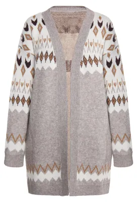 Produktbild von Gaya damen pullover - grau mehrfarbig, M/L