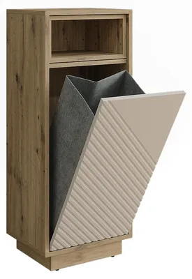 Zdjęcie produktu dla szafka na pranie Vicco Beatrice Kaszmir/Dąb artisan 38 x 93 cm, Model 60723