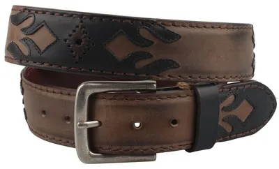 Produktbild von Originalbelts Herren Leder Gürtel 4065 Braun/Schwarz