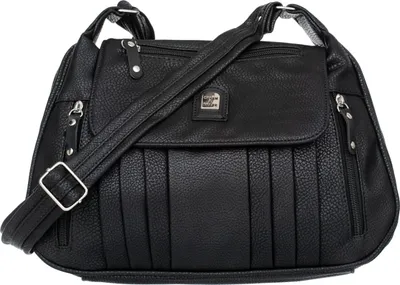 Produktbild von Charm&Shape Damen Umhängetasche, mittelgroß, Schwarz