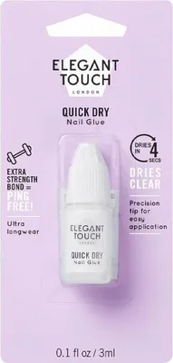 Image de Elegant Touch Clear Nail Glue 3ML