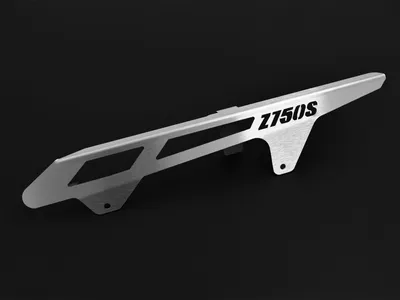 Produktbild von Kettenschutz kompatibel mit Kawasaki Z 750 S BJ 2005-06 Logo silber