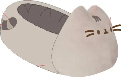 Produktbild von Pusheen Hausschuhe L-XL