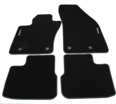 Produktbild von Fußmatten-Satz Velour Logo grau&silber Umrandung Fiat Tipo EGEA 5-Türer&Kombi ab Bj.16 356 50927831