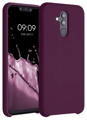 Produktbild von kwmobile Handyhülle für Huawei Mate 20 Lite Hülle - Case Silikon - Kabelloses Laden - Schutzhülle Cover in Bordeaux Violett
