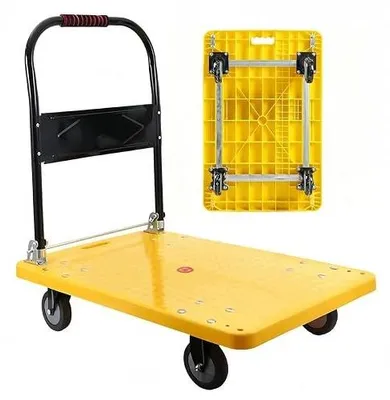 Zdjęcie produktu dla Wózek platformowy składany lekki transportowy do 150 kg 70X46