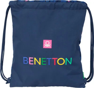 Zdjęcie produktu dla Plecak z paskami Benetton Damero Granatowy 35 x 40 x 1 cm
