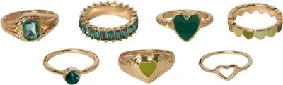 Image de Pieces Otullia Ring 7 unités Golden S Femme Golden S