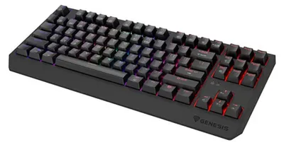 Zdjęcie produktu dla GENESIS Thor 230 TKL, Przewodowy i Bezprzewodowy, USB + RF Wireless + Bluetooth, Mechaniczna, QWERTY, RGB LED, Czarny