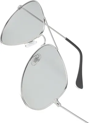Produktbild von INF Photochrome polarisierte Sonnenbrille mit goldenem Rahmen Silber