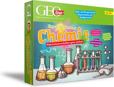 Produktbild von GEOlino Experimentierkasten Chemie inkl. Laborausrüstung mehrfarbig
