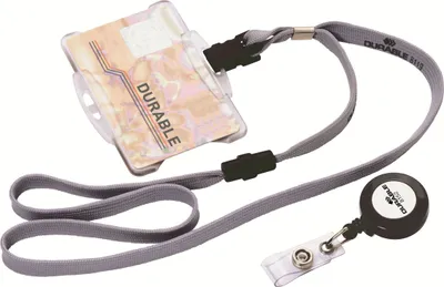 Obrázok produktu pre DURABLE Ausweiskartenhalter m Clip 87x54mm 25er Pck transp