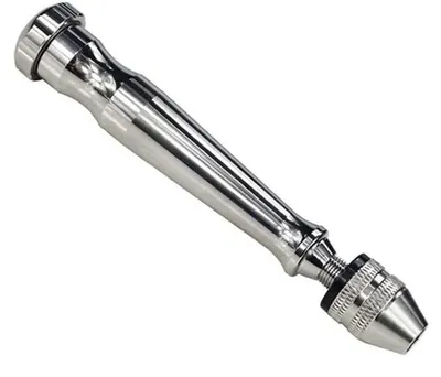 Obrázek produktu pro Ruční vrtačka se sklíčidlem, 0,5/3,5 mm, hliník, stříbrná