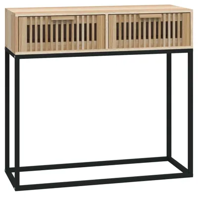 Produktbild von vidaXL Konsolentisch 80x30x75 cm Holzwerkstoff und Eisen
