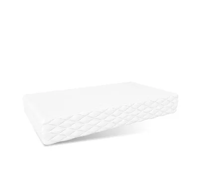 Produktbild von Matratze DOLL 190 × 90 × 8 cm Schaumstoff + Latex H3 – Komfortschaummatratze mit Latexschicht für Einzelbett, Jugendbett und Gästebett, atmungsaktiv