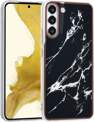 Produktbild von UNIQ Accessory Samsung Galaxy S22 Plus TPU Backcover - Marble Black