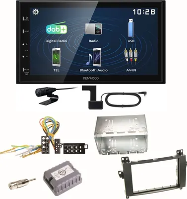 Produktbild von Kenwood DMX129DAB DAB+ Bluetooth USB Einbauset für Mercedes Vito Viano W639