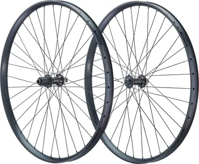 Produktbild von Laufräder für Mountainbikes, 29 Zoll, Marke Exal EB34, Shimano, Achssystem: Durchgangsachse 15x100 / 12x142, Scheibenbremsen