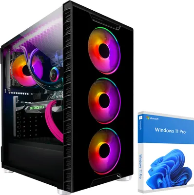 Produktbild von KRAFTPC High End Gaming-PC Intel Core i9 12900KF - Nvidia GeForce RTX5070 Ti 16GB - 2TB M.2 SSD - 64GB DDR4 - Windows11 - WLAN - Gamer PC
