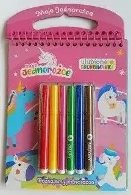 Produktbild von Moje jednorożce Ulubione kolorowanki cz. 1 Poznajemy jednorożce - Opracowanie zbiorowe