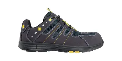 A single safety shoe is shown against a white background.