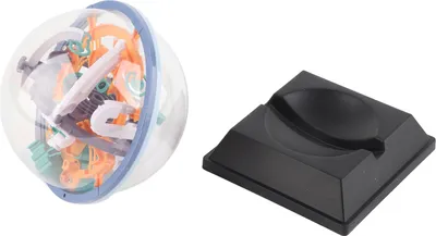 Produktbild von 3D-Schwerkraft-Labyrinth-Ball, interessantes pädagogisches Denksport-Puzzlespiel für zu Hause, unterhaltsames Mittelrang-100-Hindernisse