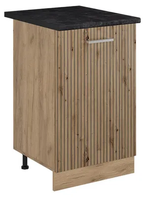 Obrázok produktu pre Kuchynská spodná skrinka Vicco R-Line Remeselný dub/Dub Goldkraft 50 cm antrasiitti työtaso, Model 70307