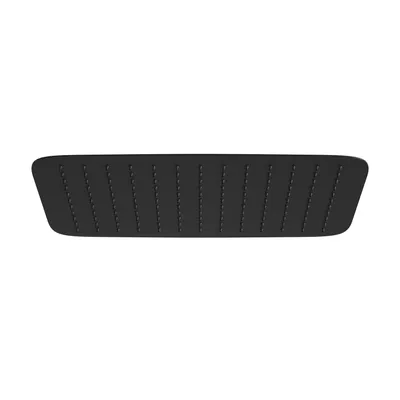 Produktbild von JOHO Regendusche Duschkopf Edelstahl Kopfbrause Rechteckig Regenduschkopf Mit Anti-Kalk Düsen, Hochdruck Einbauduschkopf 35x25cm schwarz