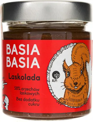 Produktbild von Basia Haselnusscreme Basia Laskolada 210 g