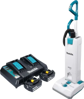 Produktbild von Makita DVC 560 PG2 Akku Staubsauger 36 V ( 2x 18 V ) 5 l Brushless + 2x Akku 6,0 Ah + Ladegerät