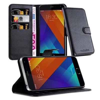 Immagine prodotto di Cadorabo cover per MEIZU MX5 cover protettiva in nero custodia per cellulare cover chiusura magnetica