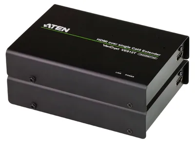 Produktbild von ATEN VE812, 4000 x 2000 Pixel, AV-Sender & -Empfänger, 100 m, Schwarz