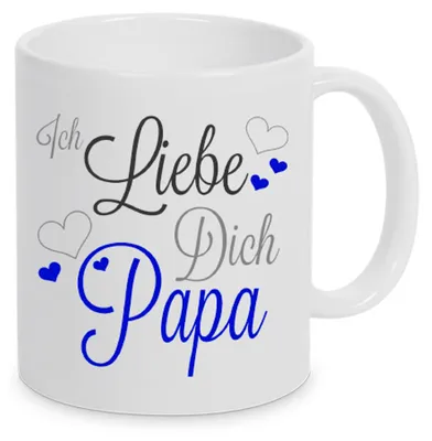 Produktbild von TassenKing™ - Ich Liebe Dich Papa - Tasse - Kaffeetasse - Tasse mit Spruch