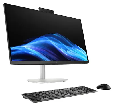 Immagine prodotto di HP EliteStudio 8 G1i AI Wolf Pro Security Edition, processore Intel Core Ultra 5, schermo da 68,6 cm (27"), risoluzione 2560 x 1440 pixel, PC all-in-one, 16 GB di RAM DDR5, SSD da 512 GB, Windows 11 Pro, Wi-Fi 7 (802.11be), colore argento.