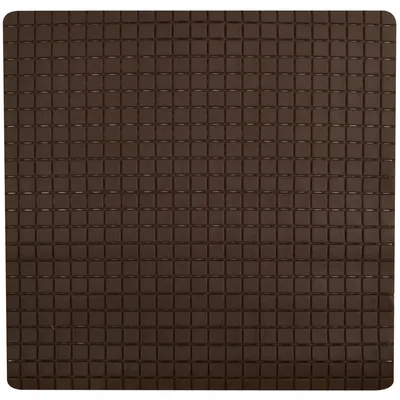 Produktbild von MSV Dusch-/Badeschutzmatte Bad - Gummi - braun - 54 x 54 cm