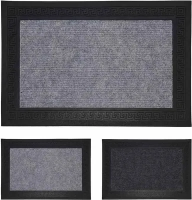 Obrázek produktu pro HOMESTYLING Rohožka gumová  60 x 40 cm černá KO-A48100000cern
