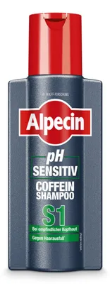 Obrázek produktu pro Alpecin Ph Sensitive Shampoo S1, 250 ml, Šampon, Unisex, Padání vlasů, Všechny barvy, Ochana
